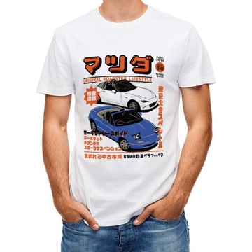 MOTORYZACYJN MAZDA Miata MX5 Magazine KOSZULKA