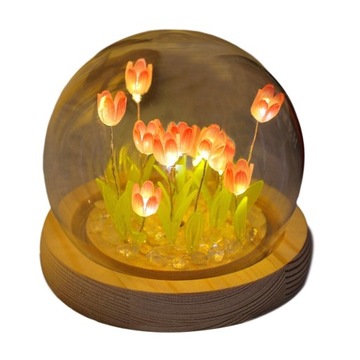 Lampka nocna DIY Lampka nocna Stolik 10 Kwiatów