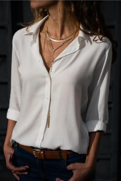 Oversized S-8XL Loose Chiffon Blouse Shirts Summer