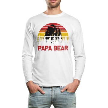 KOSZULKA LONG POMYSŁ NA PREZENT PAPA BEAR