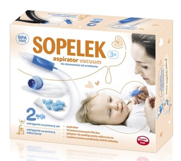 ASPIRATOR DO NOSA SOPELEK 3 ODCIĄGACZ KATARU 2w1