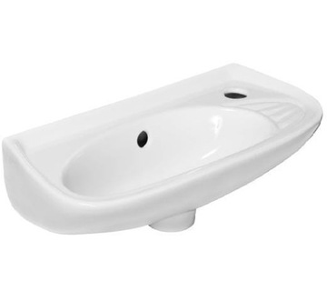 Umywalka wisząca 51x25x14,5 cm SLIM z przelewem