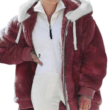 Winter Women Jackets Plush Casual Oversize Fleece