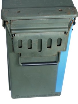Skrzynia skrzynka metalowa wojskowa 47x20,5x36,5