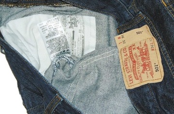 LEVI'S '501' MĘSKIE SPODNIE JEANSY 36/32