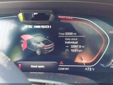BMW X6 G06 2022 BMW X6 M50i 2022 4.4l 4.4 Benzyna 523KM, zdjęcie 10