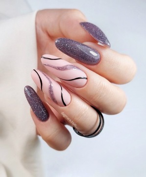 ZESTAW do PAZNOKCI hybrydowy żelowy MANICURE + GRATIS OLIWKA