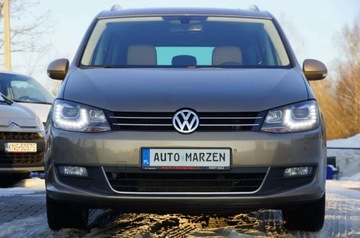 Volkswagen Sharan II Van 2.0 TDI-CR BMT 140KM 2014 Volkswagen Sharan 2.0 TDI CR 140 KM, 4x4, 7osob, Webasto, Biksenon, Hak, G, zdjęcie 2