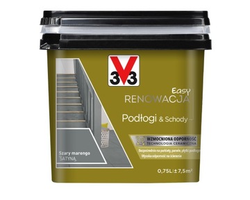 V33 RENOWACJA EASY PODŁOGI I SCHODY 0,75l MARENGO