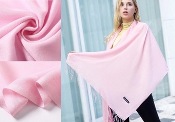 SZAL KASZMIROWY GŁADKI DŁUGI szalik - 30 KOLORÓW