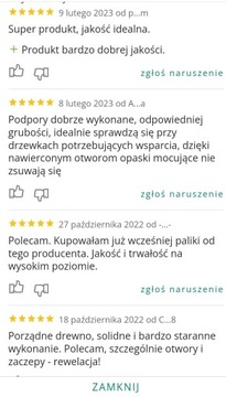Опора для дерева с отверстиями + ленты 32мм 195 см