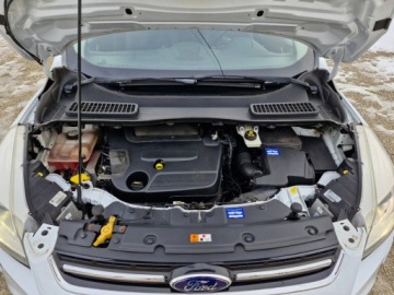 Ford Kuga II SUV 2.0 Duratorq TDCi 163KM 2013 Ford Kuga Sliczna biala Titanium 2.0 TDCI 163KM Naped 4x4 200tys km orygin, zdjęcie 29