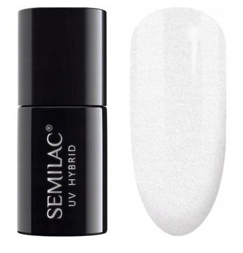 Semilac lakier hybrydowy 091 Glitter Milk 7ml