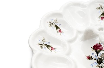 ТАРЕЛКА ЯИЧНАЯ ТАРЕЛКА КЕРАМИЧЕСКОЕ БЛЮДО РУЧКА РОЗОВАЯ ПАСХА