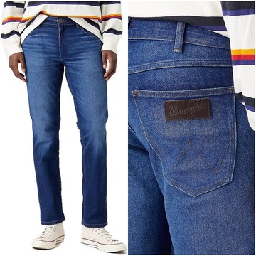 WRANGLER GREENSBORO MĘSKIE SPODNIE JEANSY W38 L32