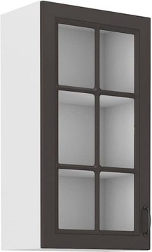 SZAFKA KUCHENNA WITRYNA 40X90 STILO GRAFIT BIAŁY