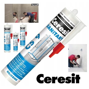 Silikon sanitarny CERESIT CS 9 Biały 280ml