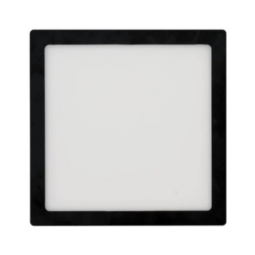 Светодиодная накладная плафонная панель 18W CCD черная SuperLED