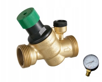 HONEYWELL REDUKTOR CIŚNIENIA D04FM 1/2 MANOMETR