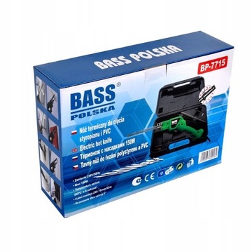 ТЕРМОНОЖЕВАЯ ПИЛА BASS ДЛЯ РЕЗКИ ПЕНОПЛАТА 150ВТ