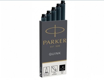 Картриджи PARKER для ручек черные 5 ШТ. LONG 1950382 ОРИГИНАЛ