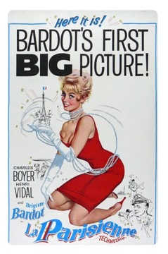 Magnes na lodówkę LA PARISIENNE 1958 BRIGITTE