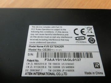 Удлинительный кабель Aten CE250AL (блок для установки в помещении)