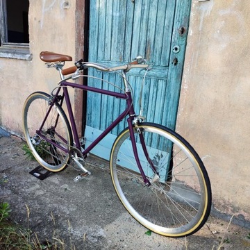 Rower Baluma Fioletowy Retro szosówka rozmiar 53 szosowy