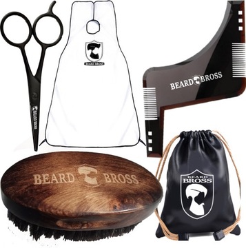 Стальные ножницы для бороды Beard Bross, очень острые.