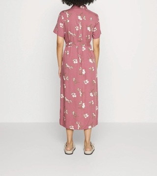 Sukienka koszulowa w kwiaty Vero Moda fioletowa M