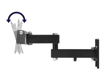 ПРОЧНОЕ НАСТЕННОЕ КРЕПЛЕНИЕ, ВРАЩАЮЩАЯСЯ ПОДВЕСКА ДЛЯ ТЕЛЕВИЗОРА, ТВ-МОНИТОР 13–32 ДЮЙМОВ