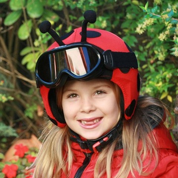 COOLCASC Чехол для шлема с изображением божьей коровки и животных