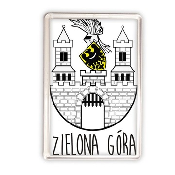 magnes akrylowy Zielona Góra nadruk