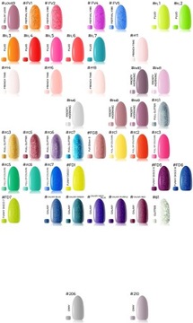 ZESTAW DO HYBRYD 10 LAKIERY CLARESA Lampa UV Led