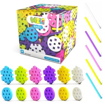 KLOCKI Meli Basic Constructor 60 PINK