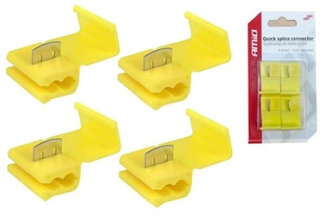 Szybkozłączki elektryczne 4-6mm2 24A 4 sztuki BLISTER SZYBKOZŁĄCZKA