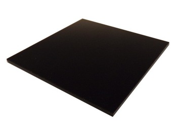 PLEXI. PLEKSA. 2mm CZARNA 20cmx20 cm CIĘCIE LASER