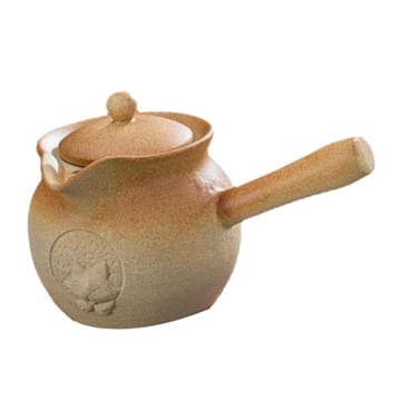 Ceramiczny czajniczek z bocznym uchwytem do p