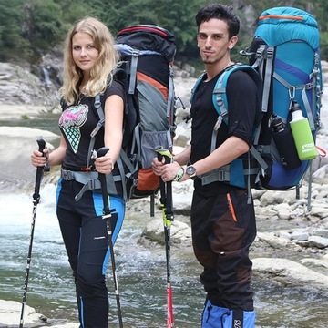 Трости Pioneer из углеродного волокна, складные сверхлегкие альпийские треккинговые палки