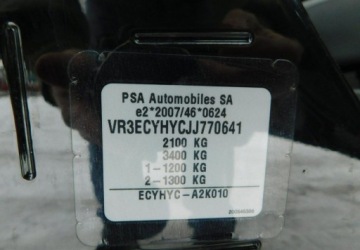 Peugeot Rifter Standard 1.5 BlueHDI 102KM 2018 Peugeot Rifter z Gwarancja Model 2019r 1.5 Diesel 101KM, zdjęcie 25