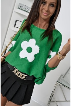 ПОВСЕДНЕВНЫЙ ВЕСЕННИЙ ДЖЕМПЕР С ШИРОКИМ ЦВЕТОМ! WZ.3