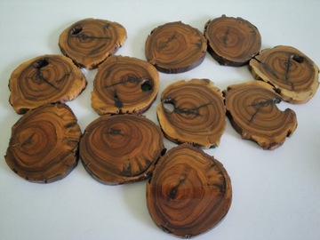 блюдца подставки ствол древесины ручная работа