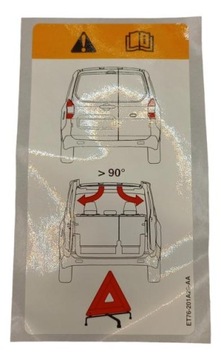 2429091 ZNAK LOGO ZADNÍ KUGA OE FORD ESPACE 20-
