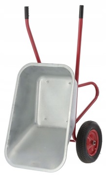 ДВУХКОЛЕСНАЯ ОЦИНКОВАННАЯ МОЩНАЯ САДОВАЯ ТЕЛЕЖКА САДОВАЯ ТЕЛЕЖКА 140 Л