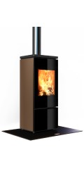 Piec piecyk na drewno Nobis Flat 300