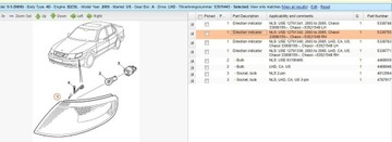 SAAB 95 - 96 2004 SMĚROVKY