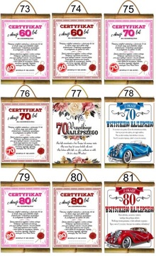 ДИПЛОМ подарок на день рождения 18 30 40 50 60 70 80 90