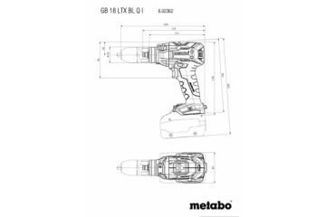 АККУМУЛЯТОРНАЯ МАШИНА ДЛЯ РЕЗЬБЫ РЕЗЬБЫ METABO GB 18 LTX BL Q I