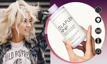 ШАМПУНЬ ДЛЯ СВЕТЛЫХ ВОЛОС, ФИОЛЕТОВЫЙ ТОН, OLAPLEX HAIR CARE №4P 250мл