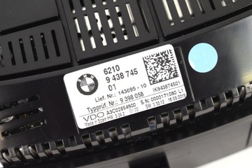 BMW 5 G30 520D 2016 LHD TACHOMETR SADA INDIKÁTOR 9438745